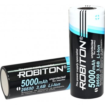 Аккумулятор ROBITON 26650-5000 Аккумулятор ROBITON 26650-5000