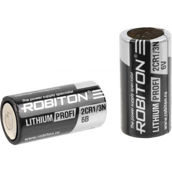 Батарея ROBITON PROFI 2CR1/3N с плоским контактом Батарея ROBITON PROFI 2CR1/3N с плоским контактом