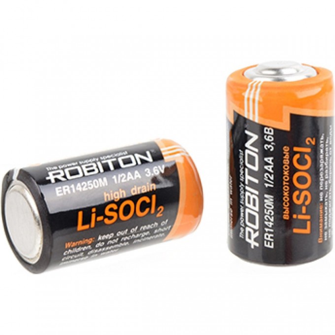 Элемент питания ROBITON ER14250M-SR2 16143 Элемент питания ROBITON ER14250M-SR2 16143