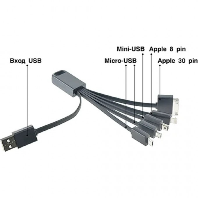 Кабель USB ROBITON P9 Multicord 15190 Кабель USB ROBITON P9 Multicord 15190